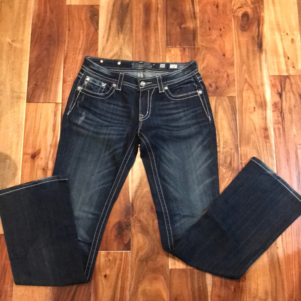 Miss Me Cross Embellished Jeans